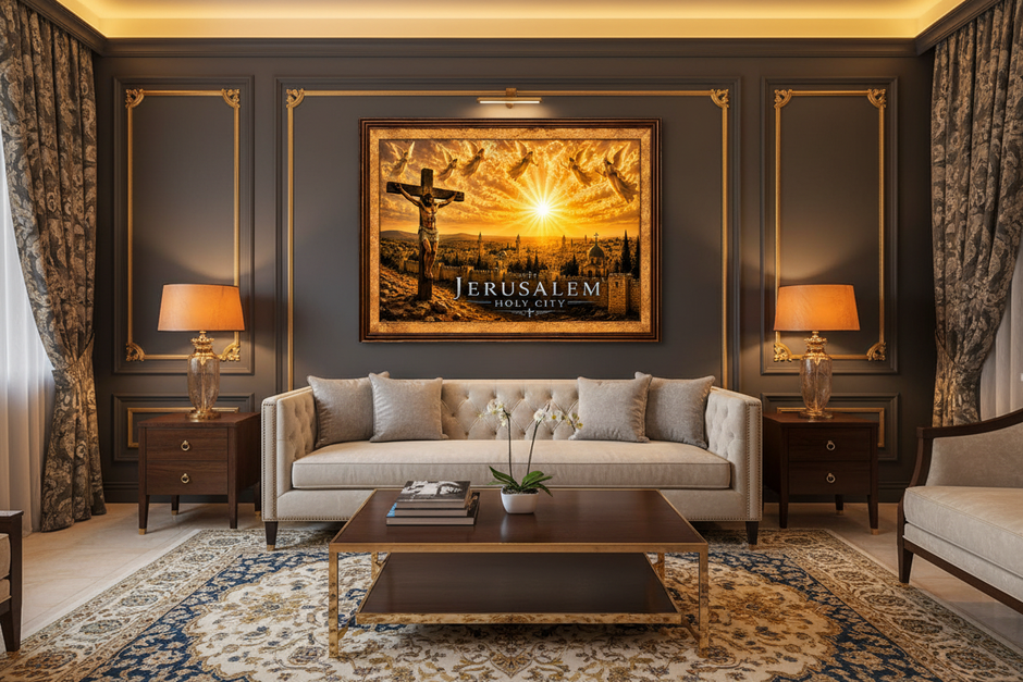 Living Room - Crucifixion