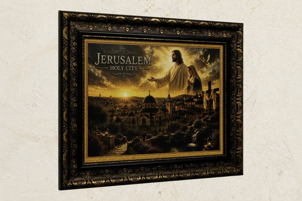 Jerusalem Holy City – Jesus & Mary Wall Art