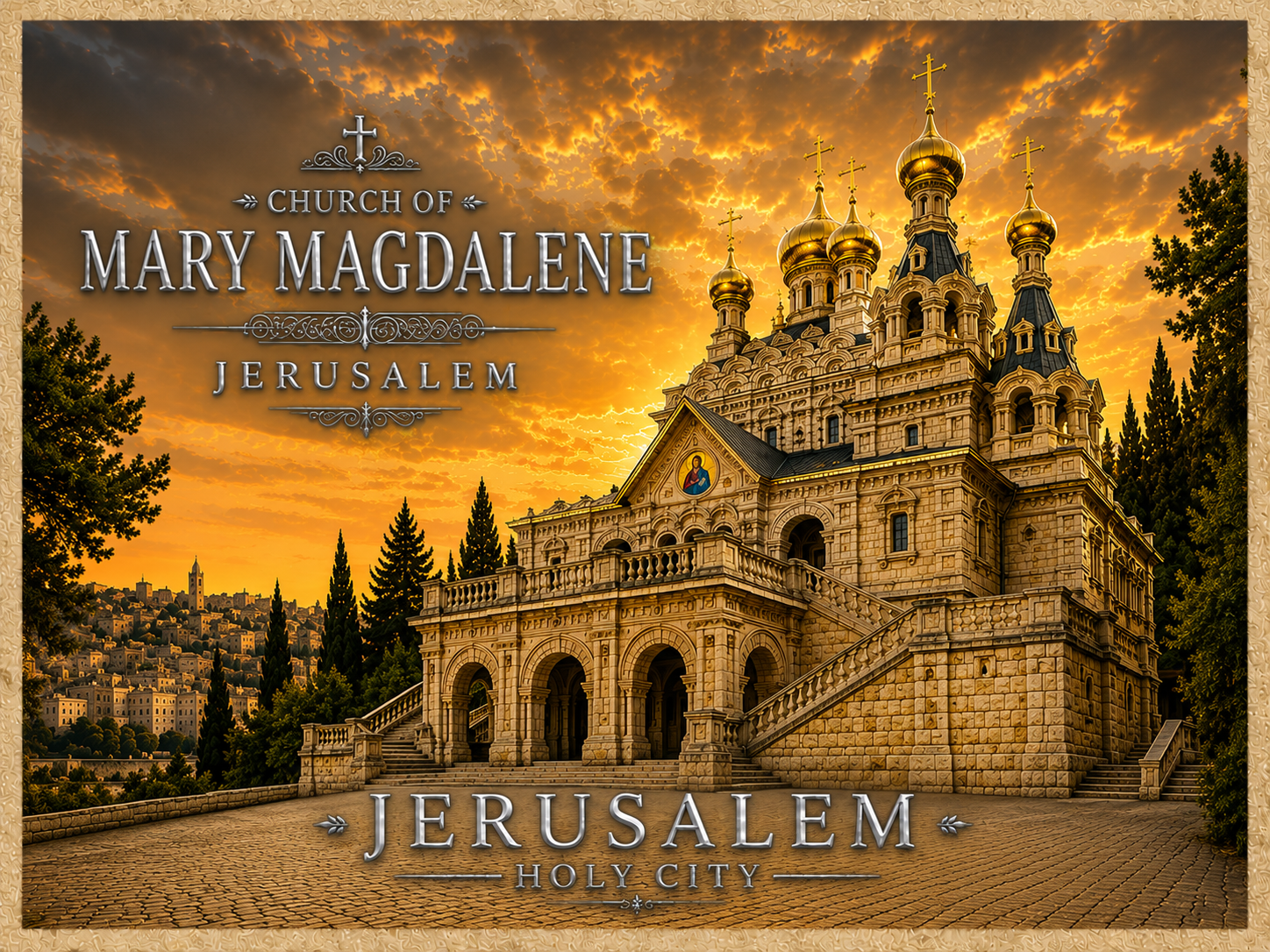 Church of Mary Magdalene – Jerusalem Holy City