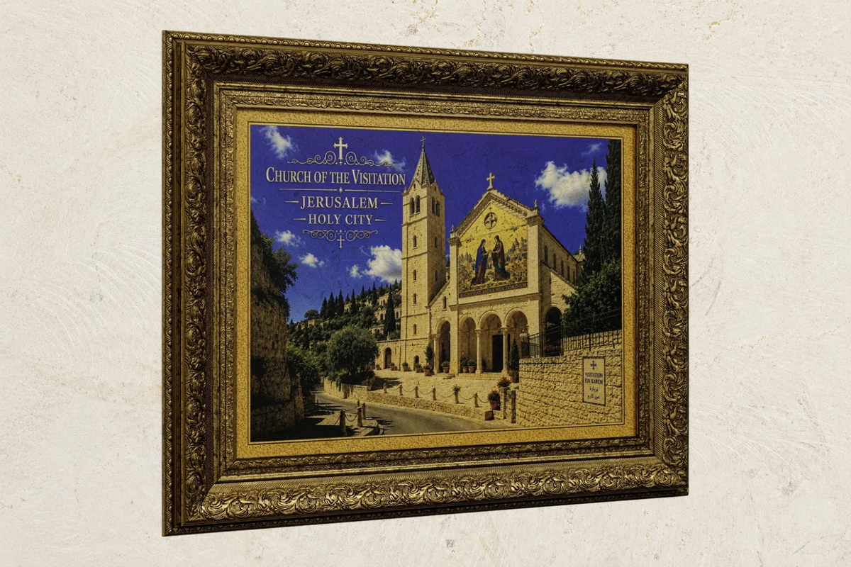 Church of the Visitation – Jerusalem Stone Wall Art