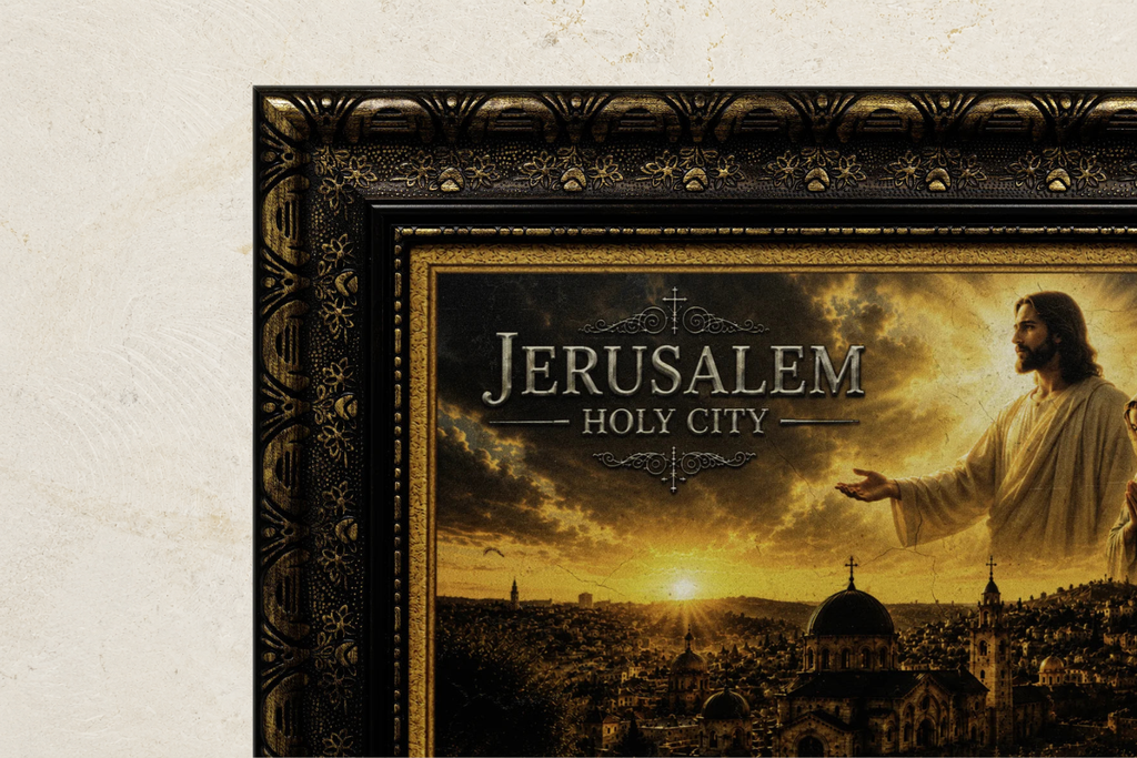 Jerusalem Holy City – Jesus & Mary Wall Art