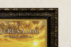 Jerusalem Holy City - Cross at Sunset
