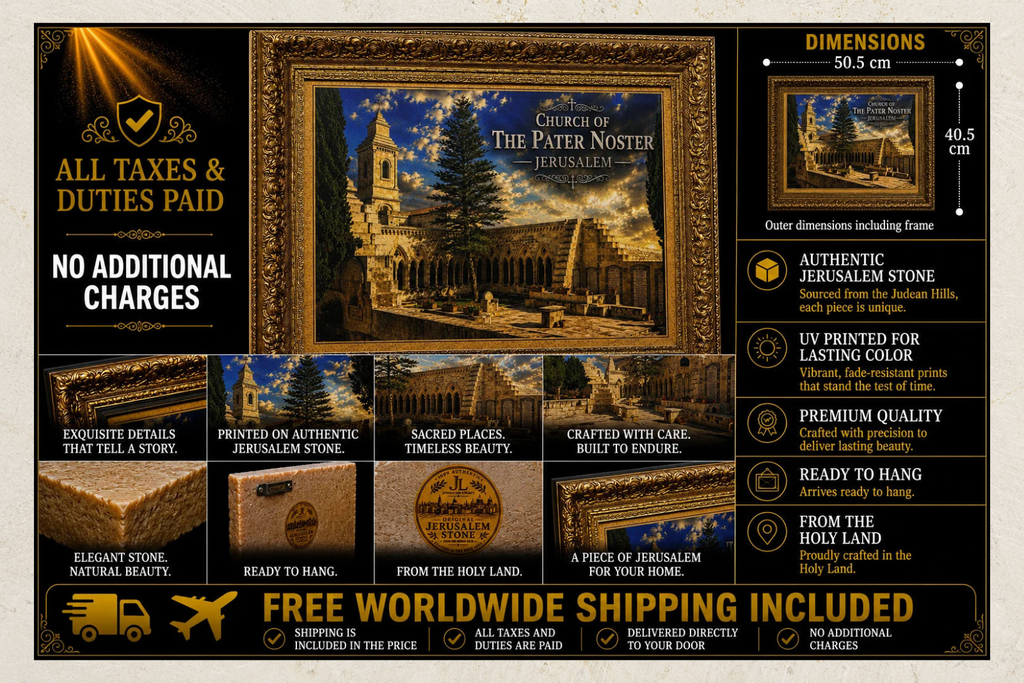 Church of the Pater Noster – Jerusalem Stone Wall Art