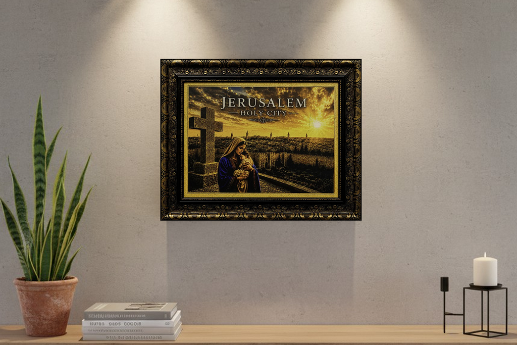 Mary & Child Jesus – Jerusalem Holy City