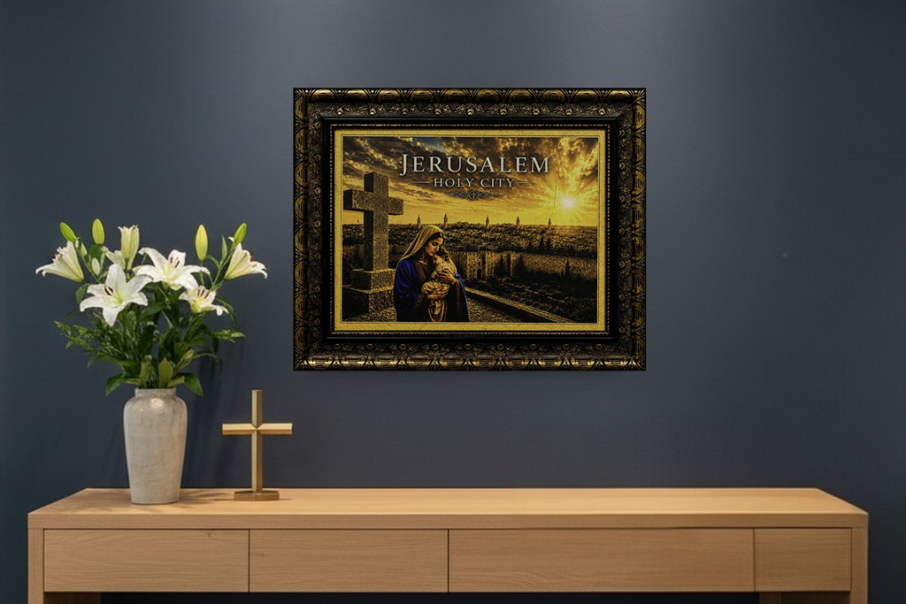 Mary & Child Jesus – Jerusalem Holy City
