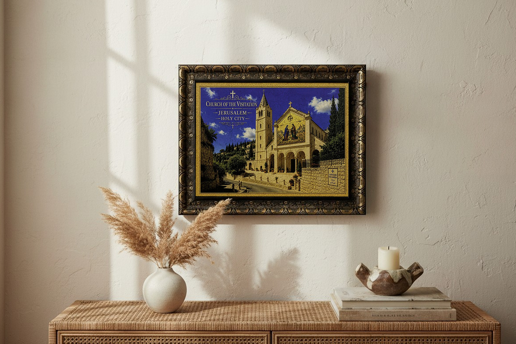 Church of the Visitation – Jerusalem Stone Wall Art