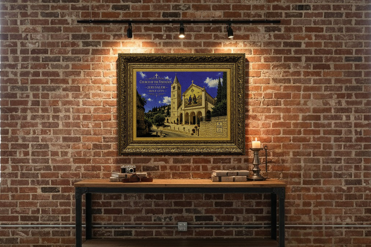 Church of the Visitation – Jerusalem Stone Wall Art