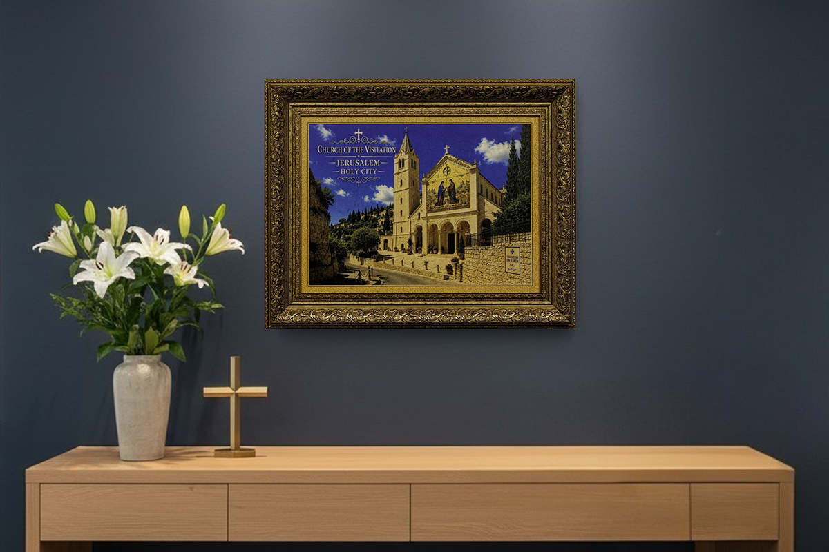 Church of the Visitation – Jerusalem Stone Wall Art