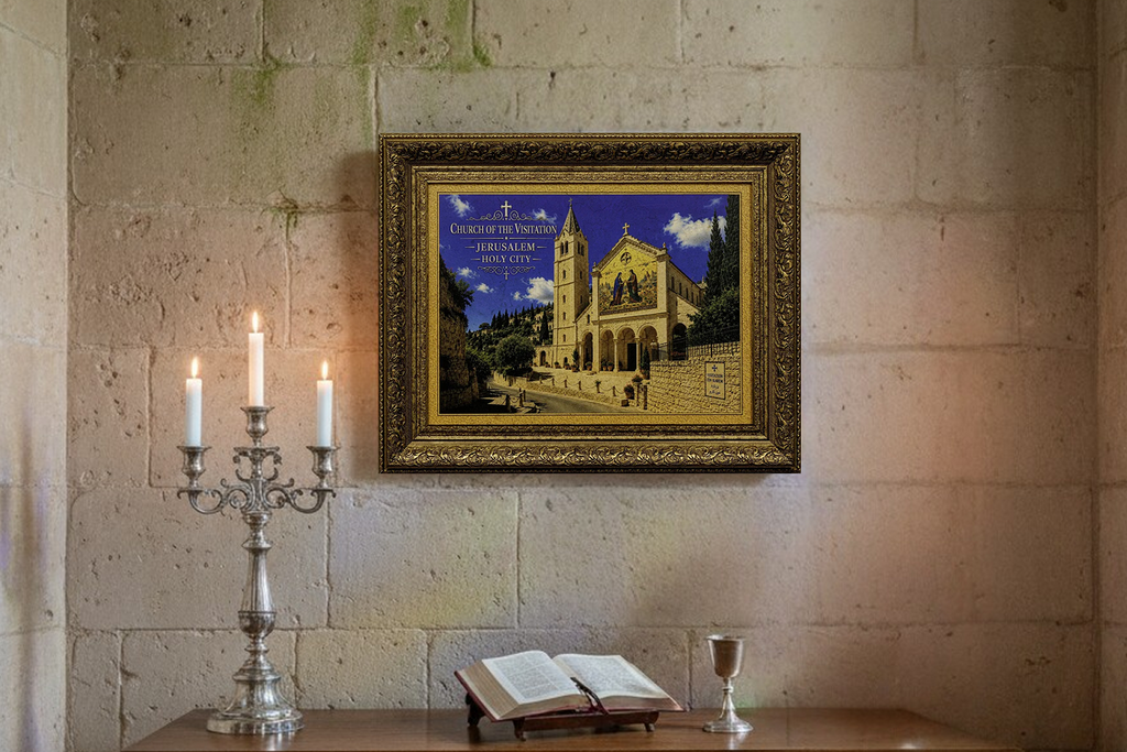 Church of the Visitation – Jerusalem Stone Wall Art