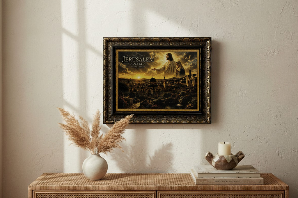 Jerusalem Holy City – Jesus & Mary Wall Art