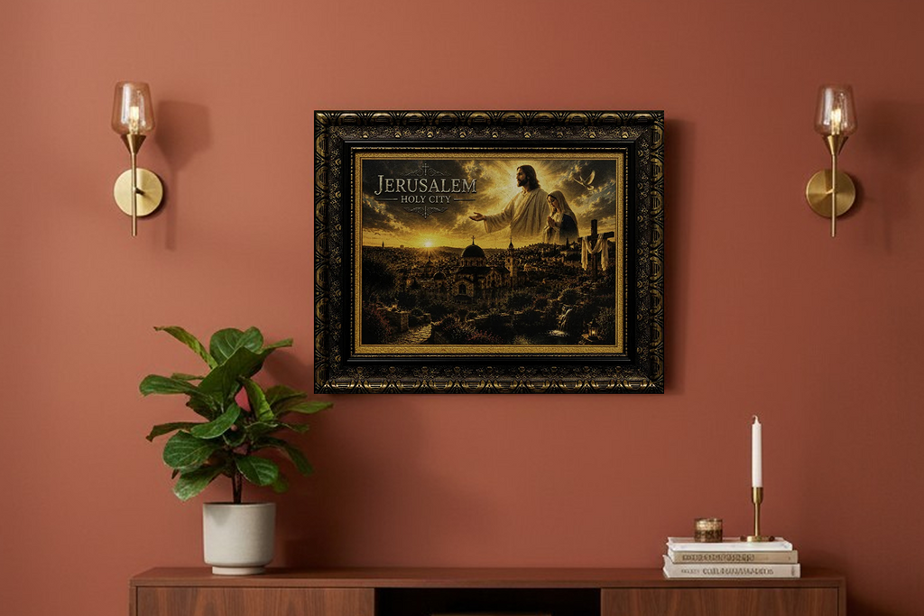 Jerusalem Holy City – Jesus & Mary Wall Art