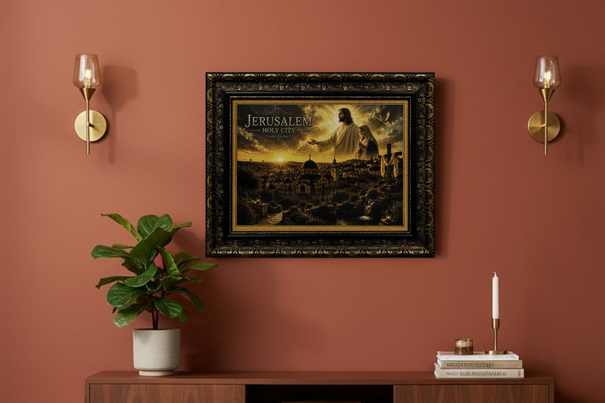 Jerusalem Holy City – Jesus & Mary Wall Art