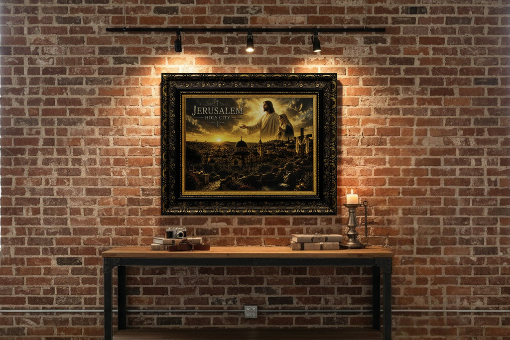 Jerusalem Holy City – Jesus & Mary Wall Art
