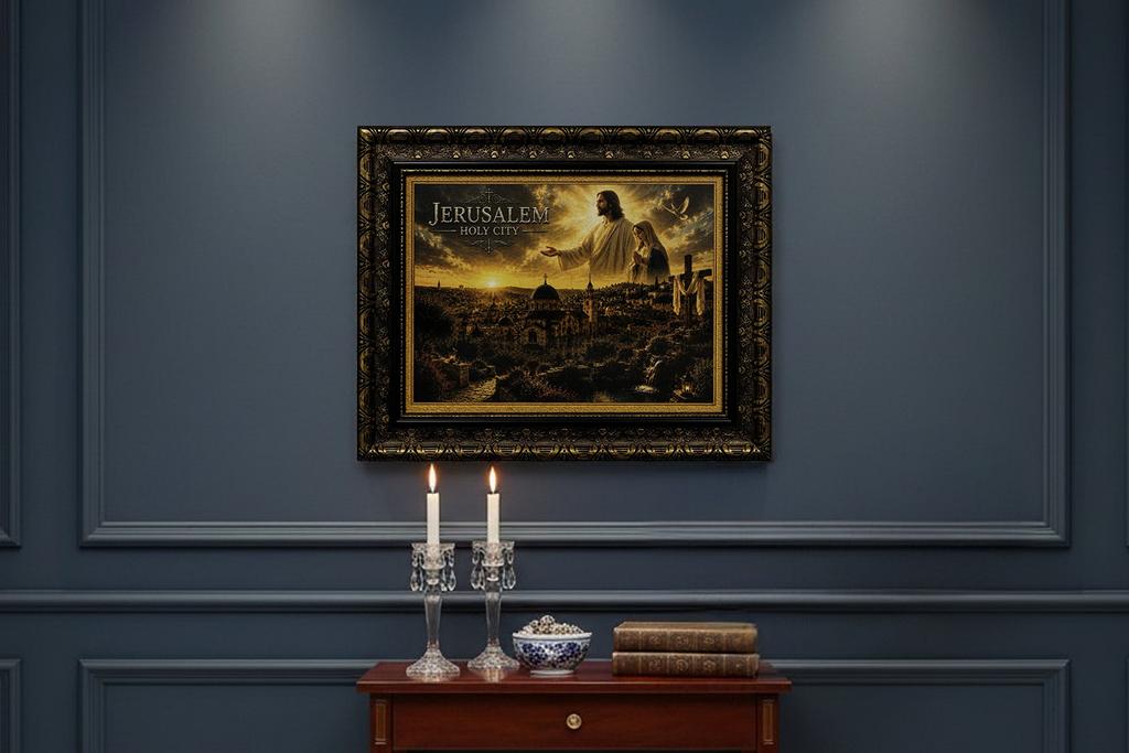 Jerusalem Holy City – Jesus & Mary Wall Art