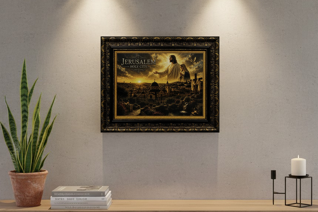 Jerusalem Holy City – Jesus & Mary Wall Art