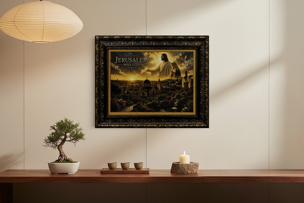 Jerusalem Holy City – Jesus & Mary Wall Art