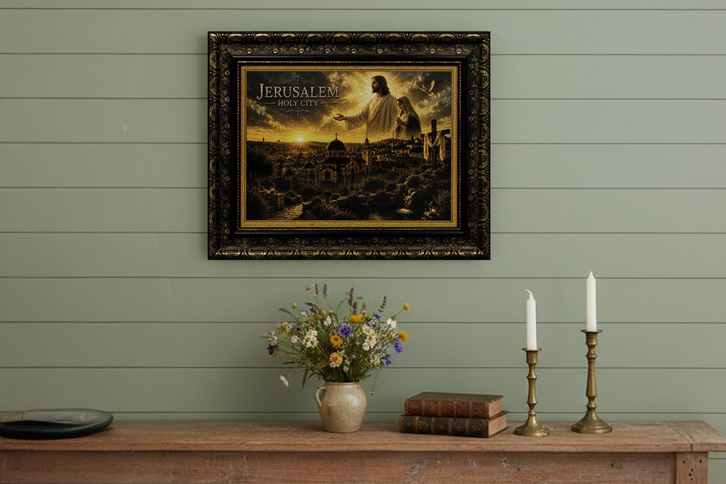 Jerusalem Holy City – Jesus & Mary Wall Art