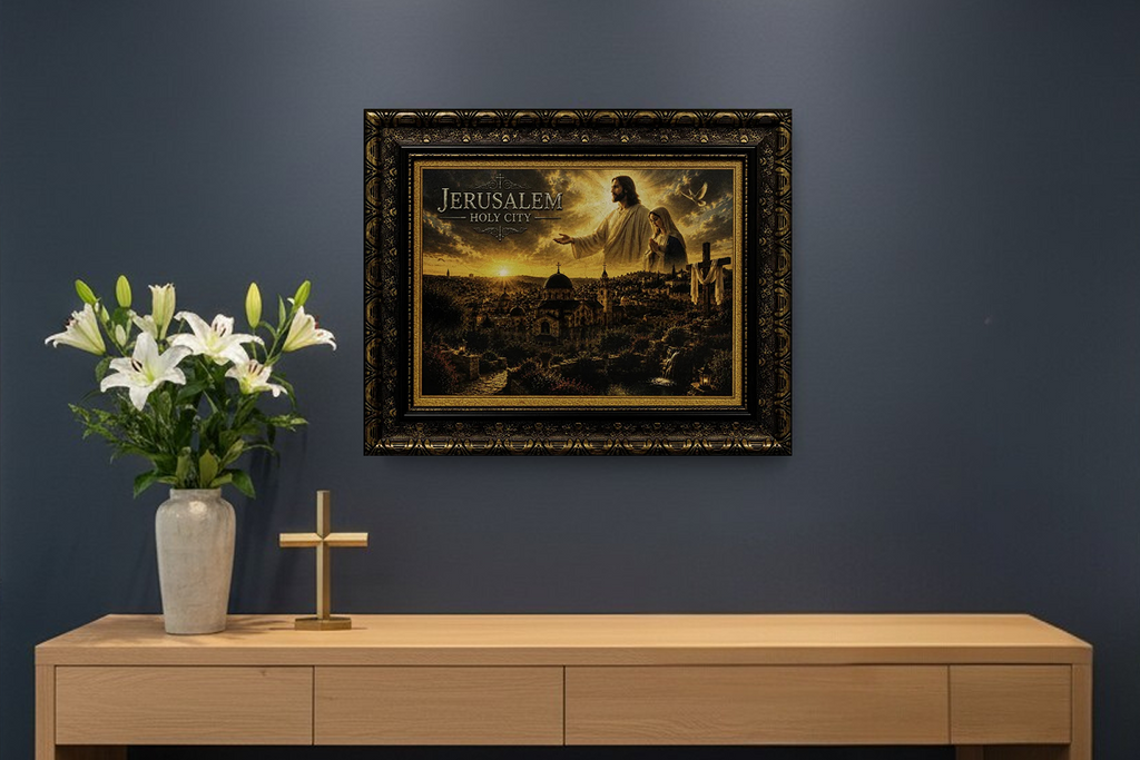 Jerusalem Holy City – Jesus & Mary Wall Art