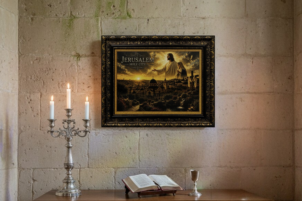 Jerusalem Holy City – Jesus & Mary Wall Art