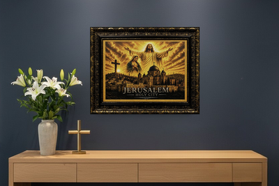 Jesus, Mary & Cross – Jerusalem Holy City
