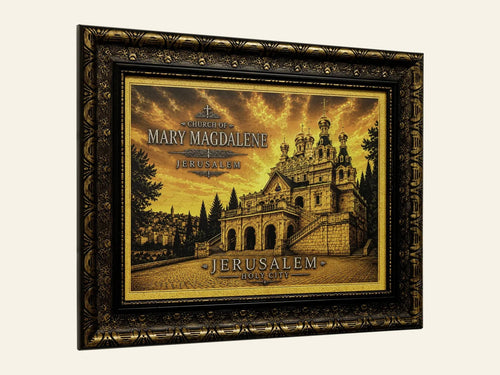 Church of Mary Magdalene – Jerusalem Holy City - side view
