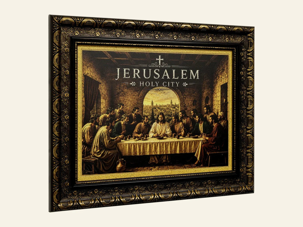 The Last Supper – Jerusalem Holy City - side view