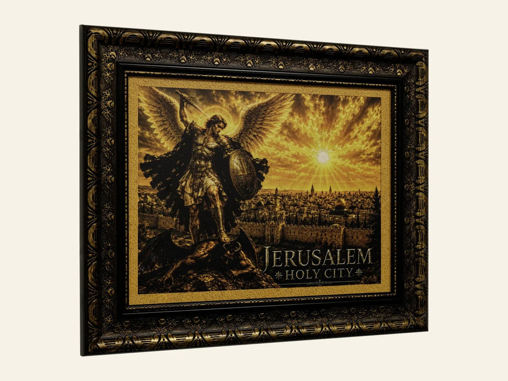 Archangel Michael – Guardian of Jerusalem Holy City - side view