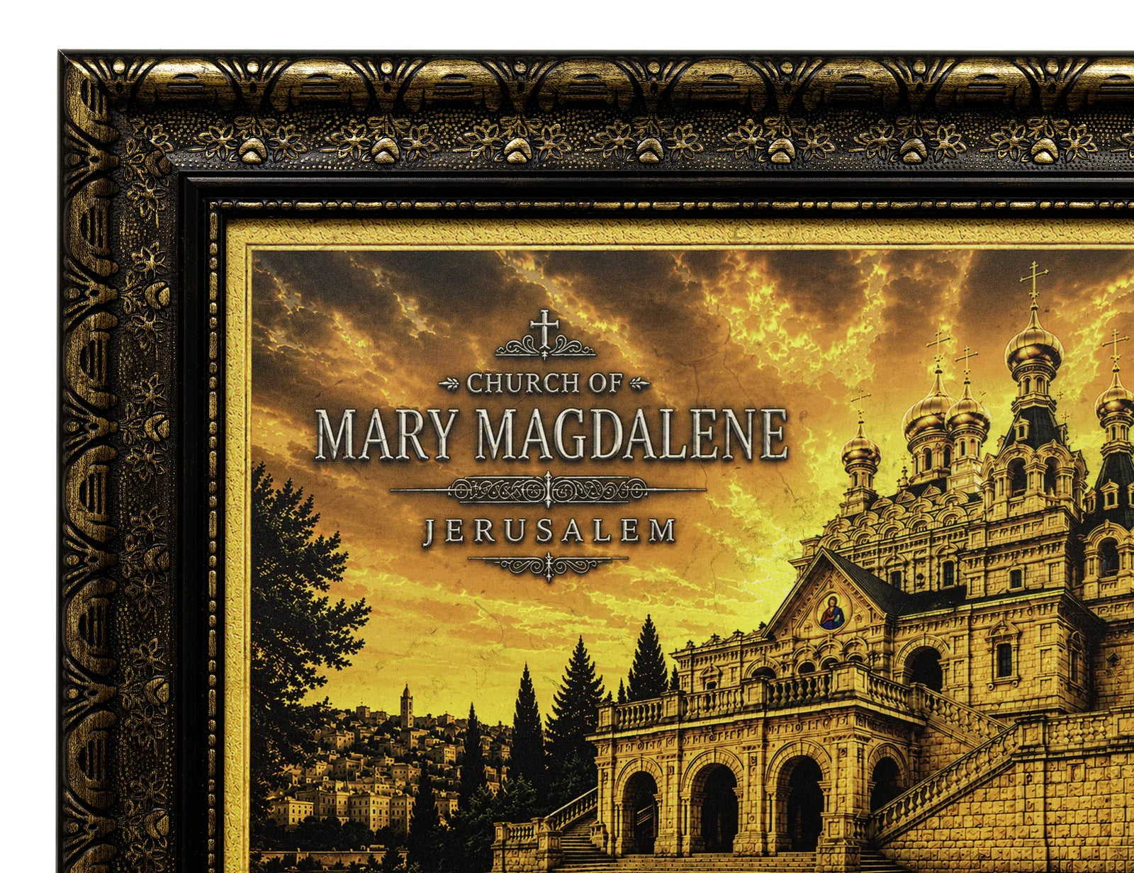 Church of Mary Magdalene – Jerusalem Holy City - frame detail