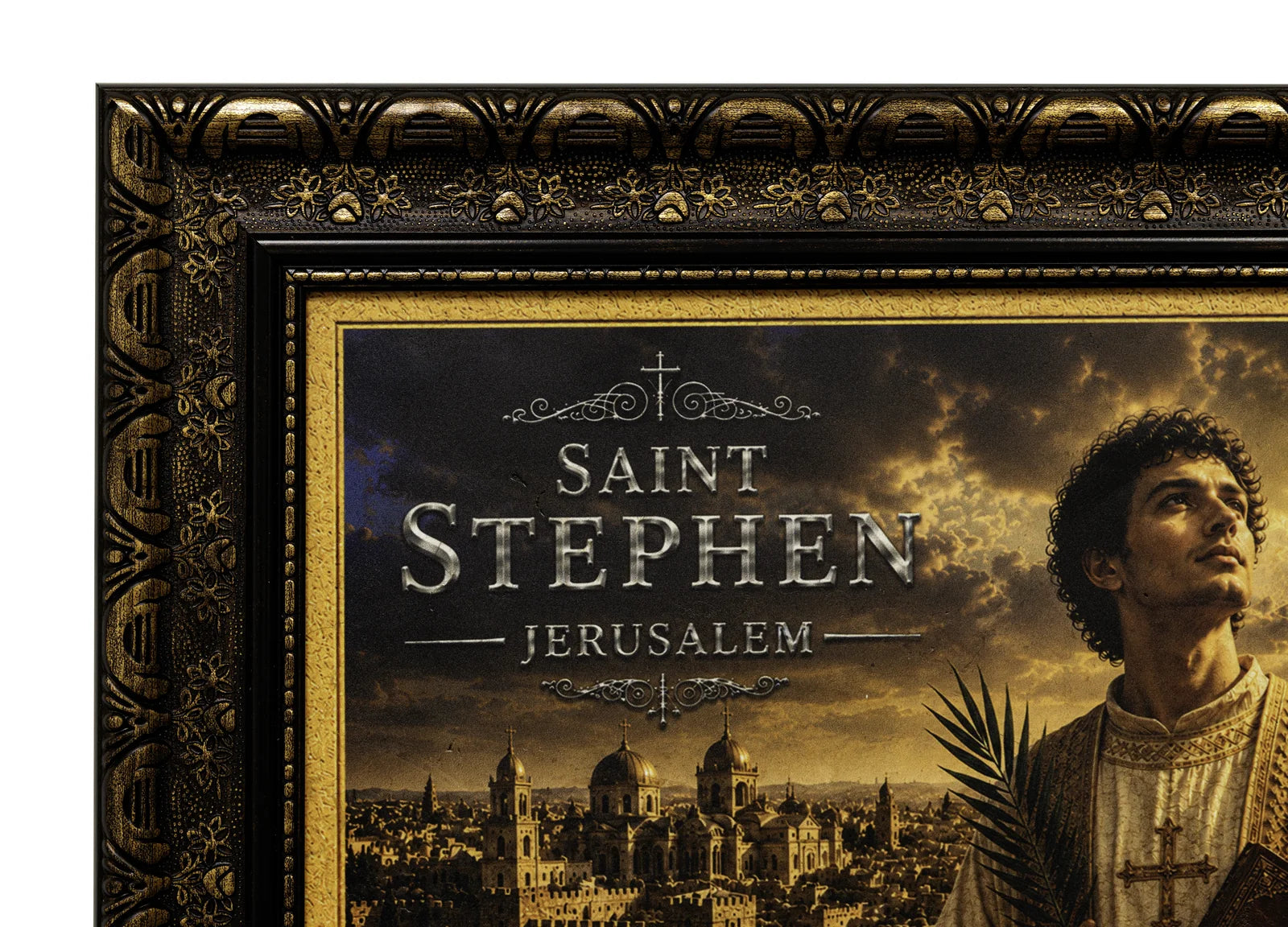 Saint Stephen – The First Christian Martyr of Jerusalem - frame detail
