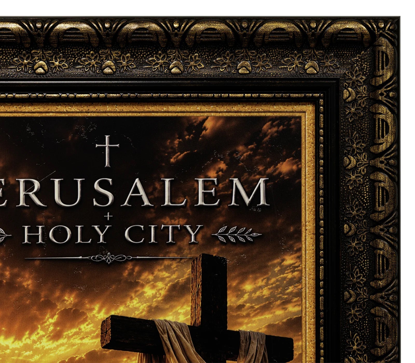Jerusalem Holy City – Cross - frame detail