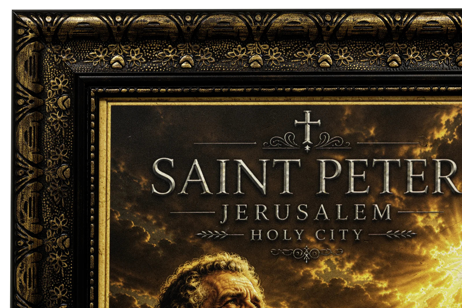 Saint Peter – Jerusalem Holy City - frame detail
