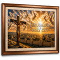 Crucifixion over the Holy City